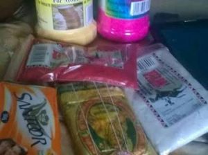 Pink Bath Salt and Holy Ash