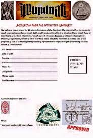 Illuminati membership application form