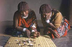 Sangoma throwing bones