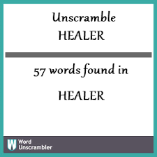 Unscramble Healer