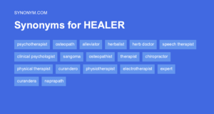 Synonyms for Healer