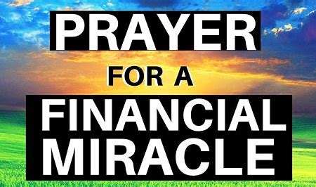 Miracle Prayers For Financial Help