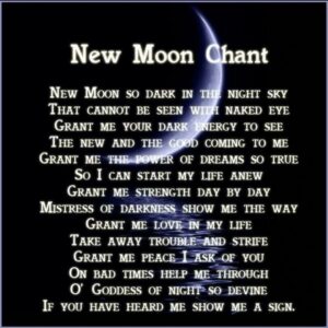 Spells for New Moon