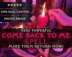 Lover Return To Me Spell